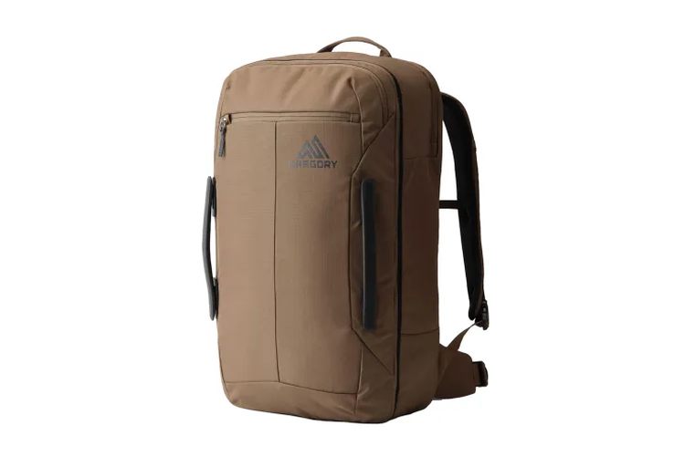 Level8 Carry-On and Briggs & Riley carry-on side by side, wheels facing camera